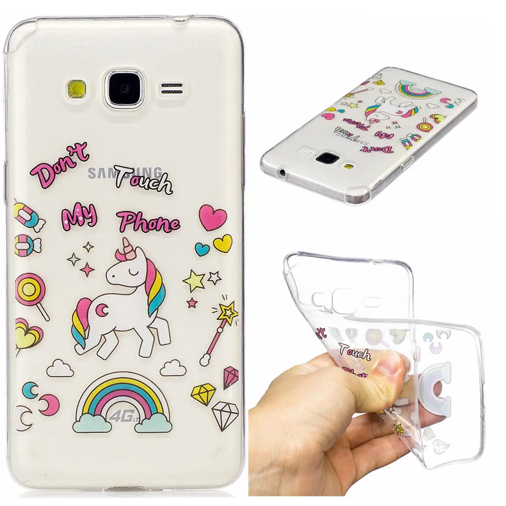 Подходящий чехол для Samsung Galaxy Grand Prime G531 H DS G531H G531F SM-G531H SM-G531F G531H/DS TPU Мягкий