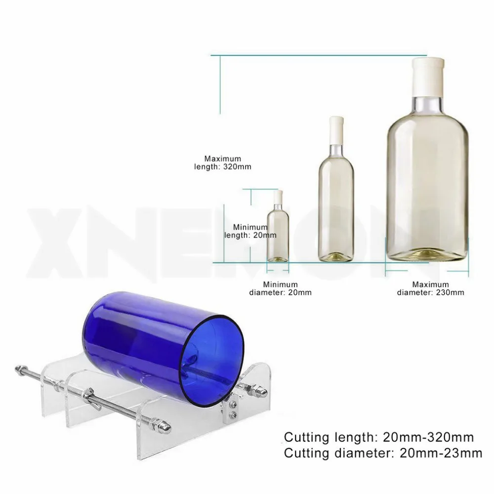 Xnemon Новый DIY Стекло бутылка вина резак Резка машина jar комплект ремесло