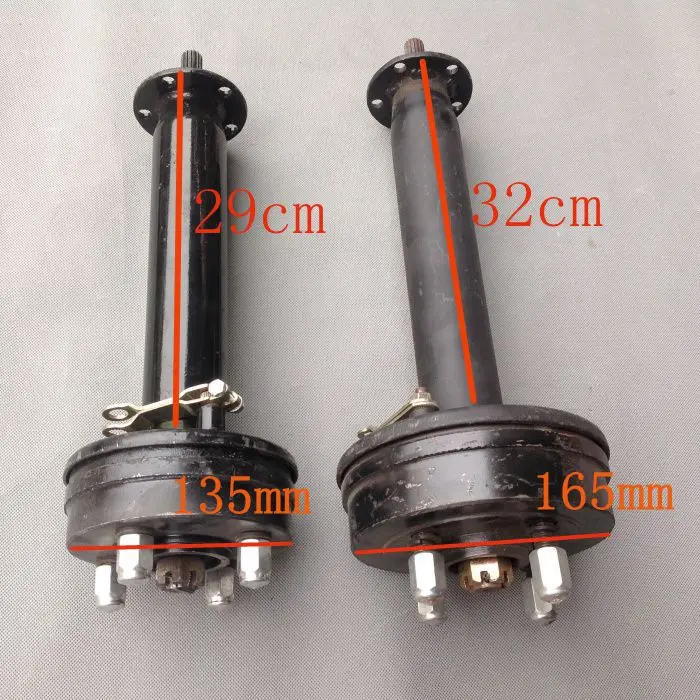 Accessories 130/160 rear axle length See Note electric motor tricycle differential |
