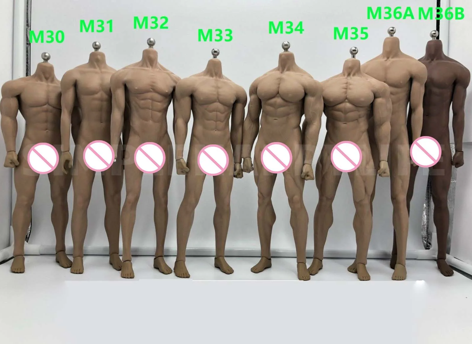 1/6 супер гибкий бесшовный телефон Suntan Man body 1:6 корпус из нержавеющей стали TBLeague M30