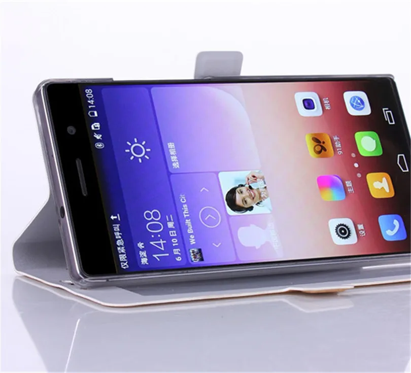 Роскошный прозрачный чехол книжка с окошком для Alcatel One Touch Pop 3 5015D 2025D Pixi3 5052 3X 5058 A3