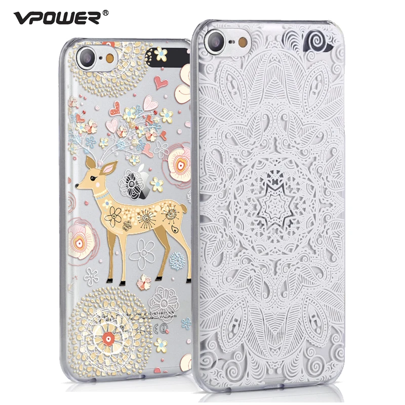 Чехол Vpower для ipod touch 6 чехол с 3D рельефным принтом откидной крышкой телефона
