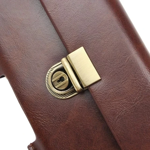 3 Colours Fashion Hook Loop Belt Pouch Holster Bag Horizontal Wallet PU Leather Buckle Case For All Smartphone 5.1&quot Below |