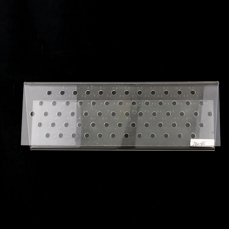 

64 Tips Pop Sticks Nail Art Clear Tips Display Stand Nail Polish Practice Training Tool Color Swatches