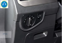 lapetus matte interior refit kit headlights lamps switch button cover trim for vw volkswagen touran 2016 2019 auto accessories