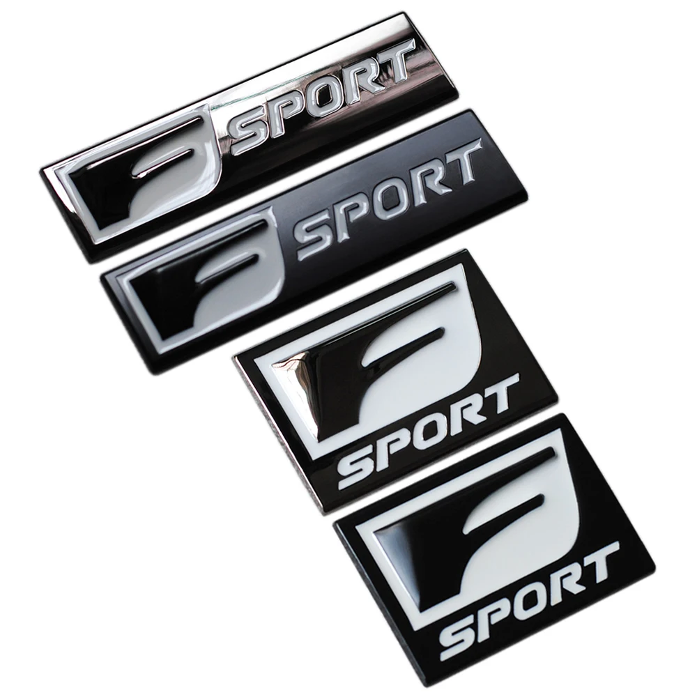 Новый металлический 3d значок F Sport наклейка на задний багажник для Lexus IS ISF GS RX RX350 ES