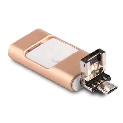 2017 OTG Usb Flash Drive 64 ГБ 128 256 512 Ручка привода HD внешний карты памяти для хранения Для