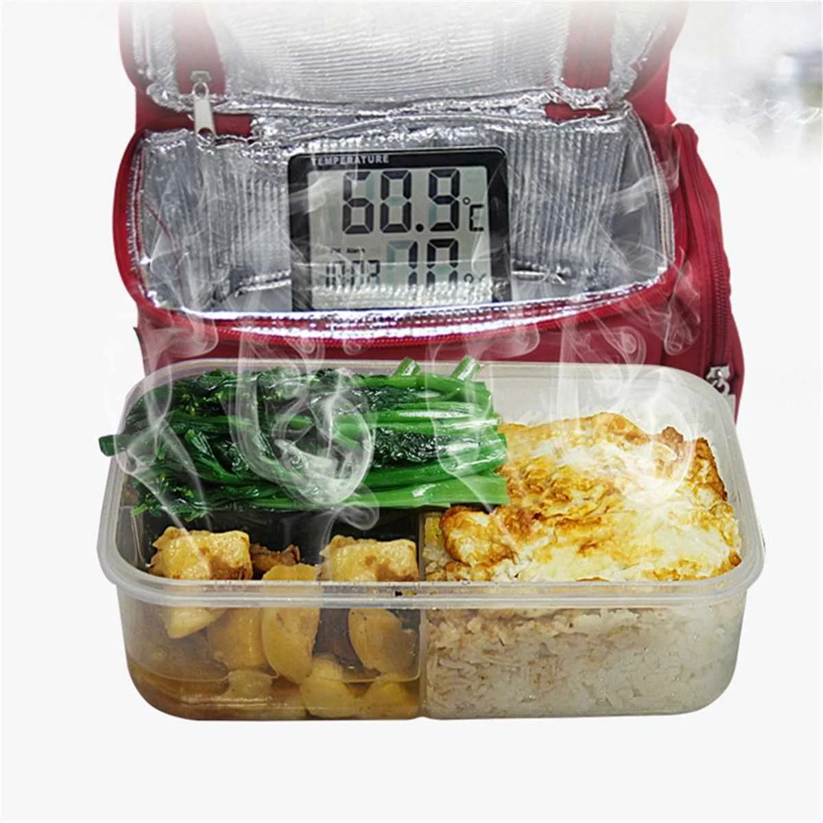 12L USB электрическая Портативная сумка для обеда, сумки с подогревом Bento, сумки с мгновенным нагревом, сумки для еды, подогреватели, коробка для обеда, сумка для хранения пищевых напитков, Черная