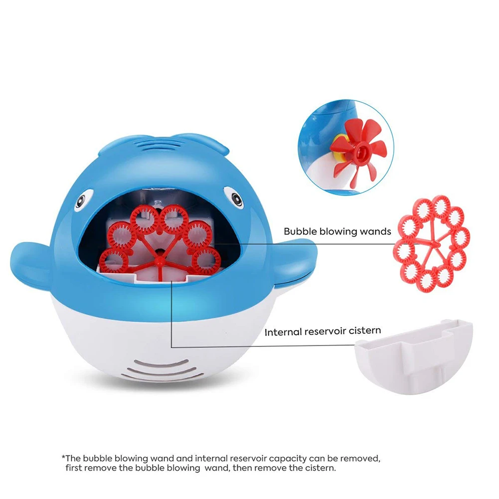 Автоматическая Дельфин мыльных пузырей прочный аккумулятор работает устройство