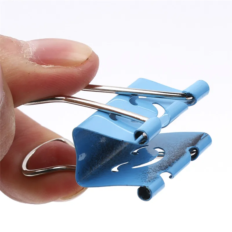 Стандартные металлические зажимы для бумаги 2 разных размера|binder clips|metal binder clipsmetal