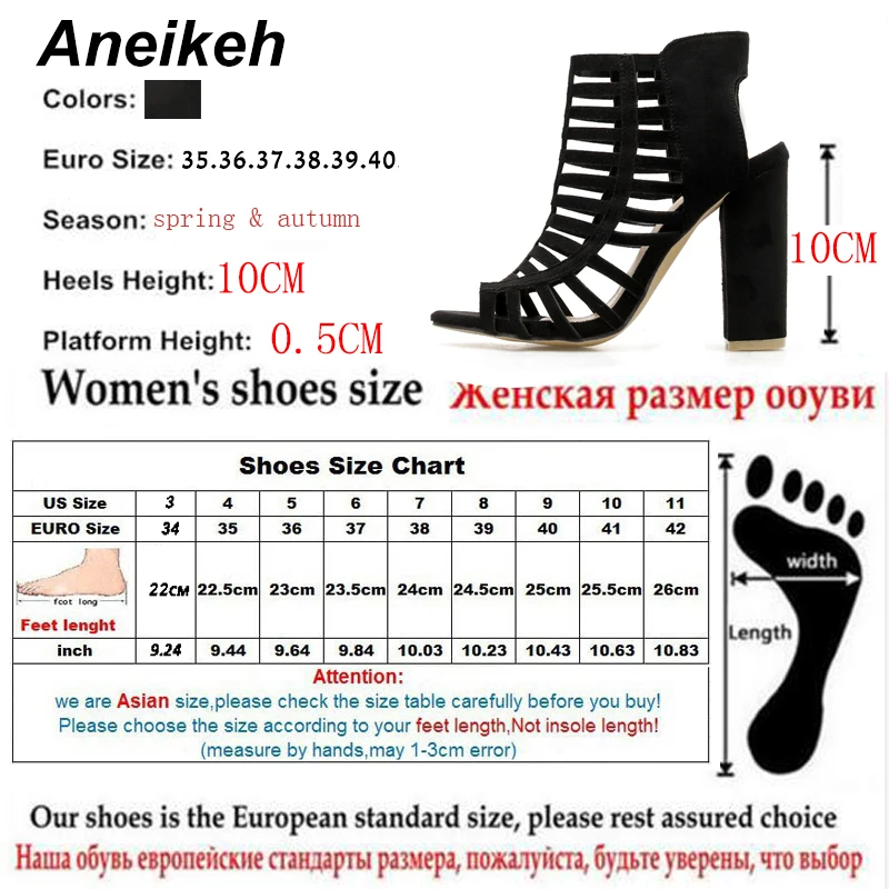 Aneikeh/Новинка года; женские сандалии-гладиаторы; женские босоножки в полоску с вырезами; модная летняя женская обувь; женские туфли-лодочки; Цвет Черный