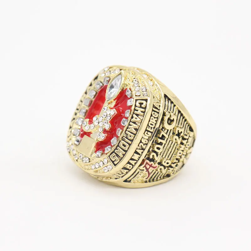 Новые 2017 Alabama Crimson Tide Национальный Колледж Чемпионат кольцо Размеры 8-14 | Украшения