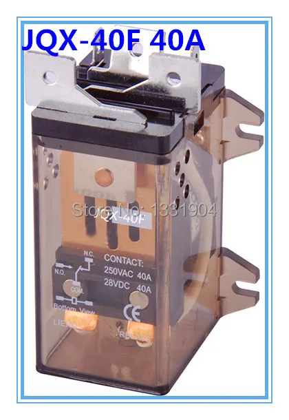 1 шт. Φ 1Z 40A SPDT DC AC 12V/24V/110V/220V катушечное электромагнитное реле мощности большое