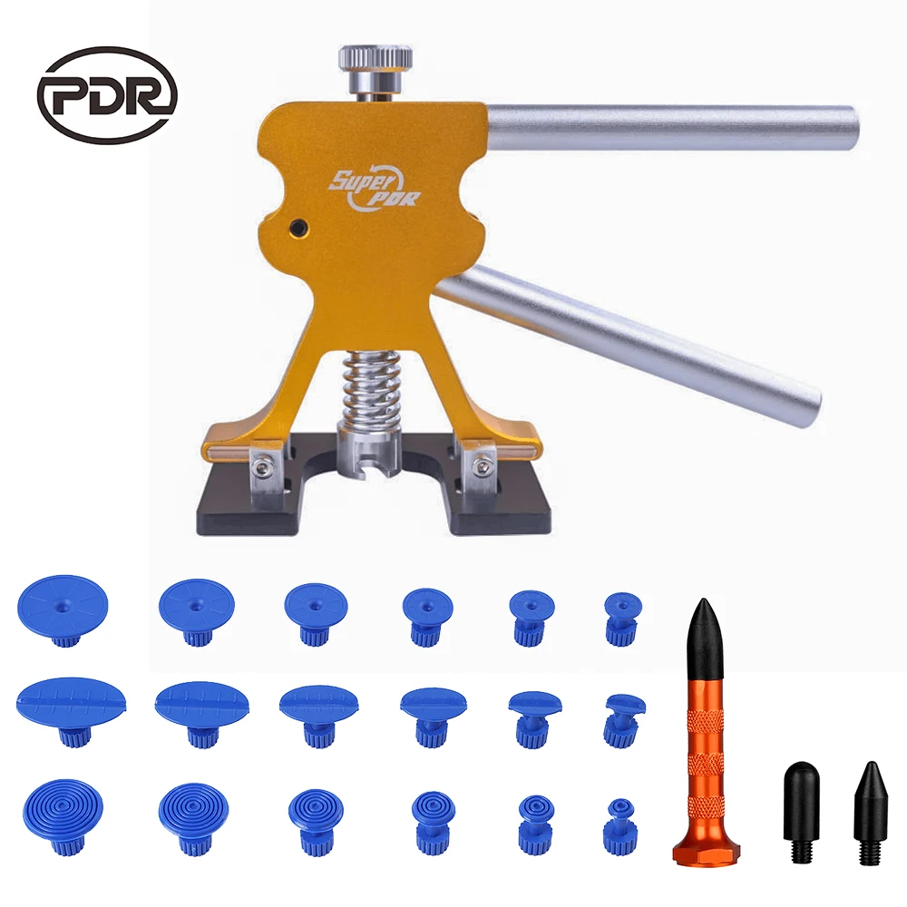 PDR Tools Paintless Dent Repair Tool Kit Auto Car Body Repair Tool Dent Puller Lifter Suction Cups Set for Remove Hail Dent DIY diy pdr car body paintless dent repair remover tools paintless dent removal puller dent lifter kits puller lifter