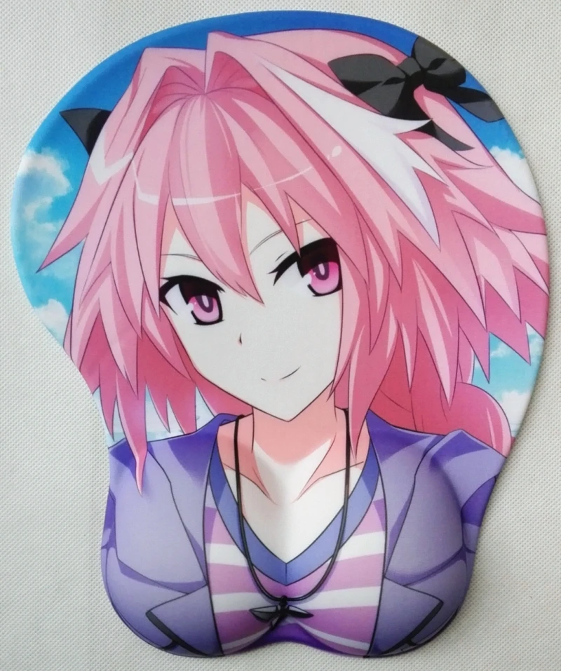 Японский аниме силиконовый 3d коврик для мыши напульсники из лайкры креативные