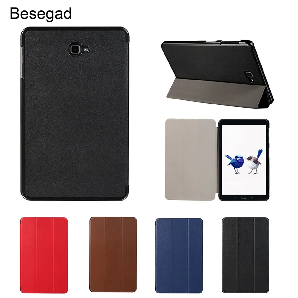 Ультратонкий складной Смарт-Чехол Besegad Mini чехол-подставка для Samsung Galaxy Tab A T580 T585 T