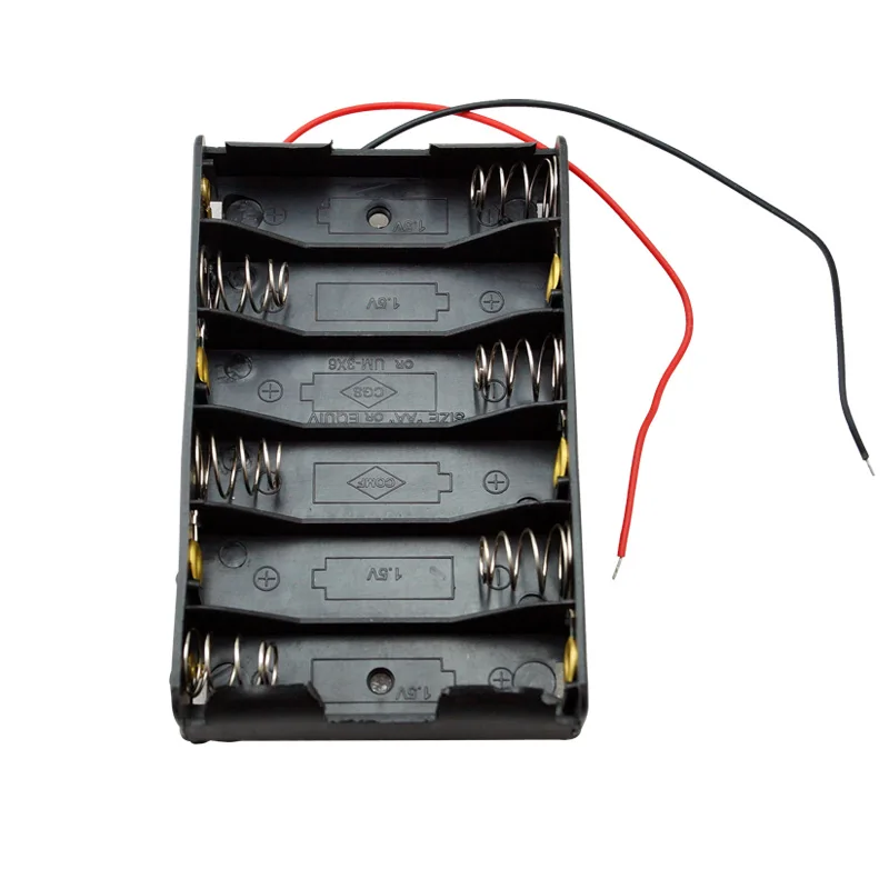 10 шт 9V AA Размеры Пластик Батарея коробка держатель чехол для 6 Стандартный |