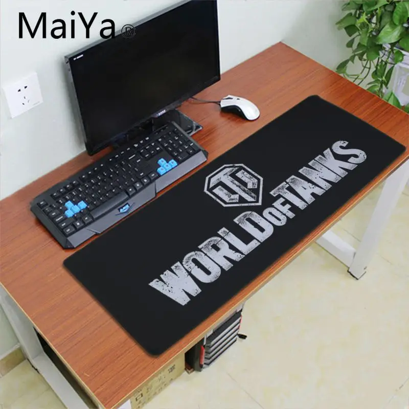 Maiyaca World of Tanks прочный Настольный коврик для мыши с логотипом, настольный игровой коврик для мыши с клавиатурой, 60X30 см, большой Офисный Компьютерный Настольный коврик - Цвет: Lock Edge 30x60cm
