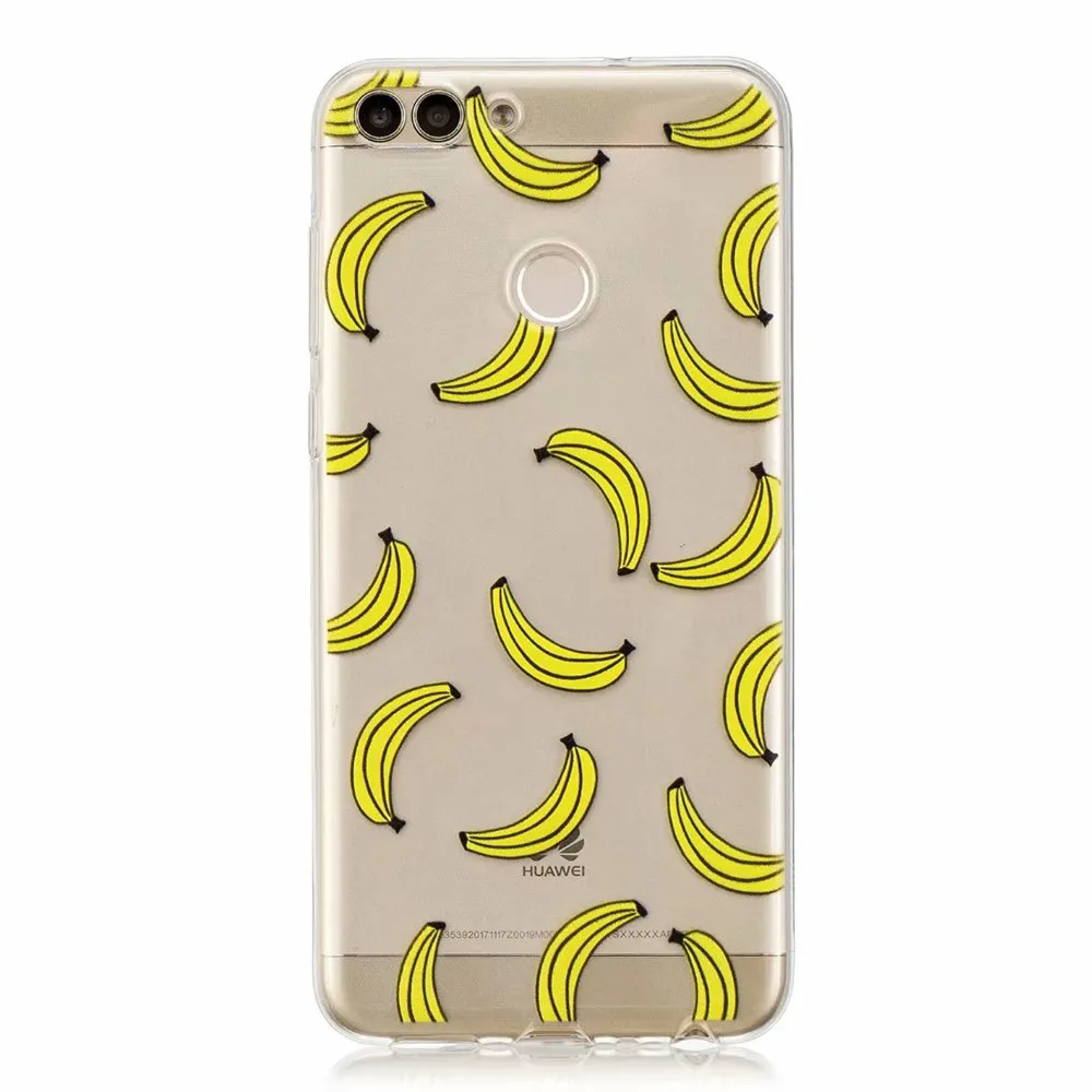 5 65 ''силиконовый чехол для Huawei P Smart Case 2018 милый мягкий TPU Cover PSmart huawei enjoy