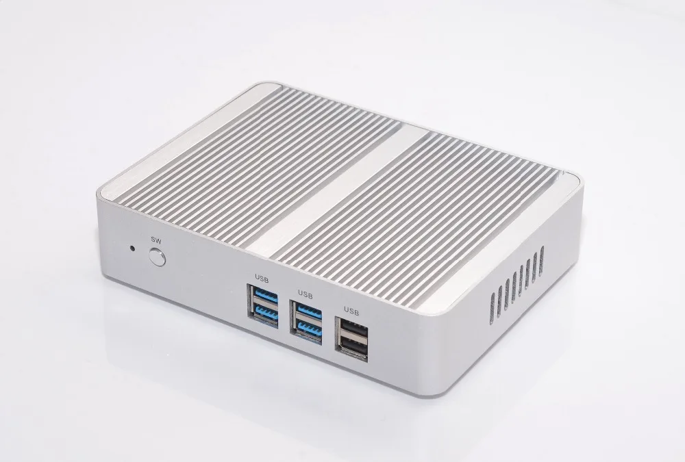 Мини ПК без вентилятора процессор EGlobal Windows 10 Intel Nuc Barebone Celeron N3150 VGA HDMI Wi Fi Linux неттоп