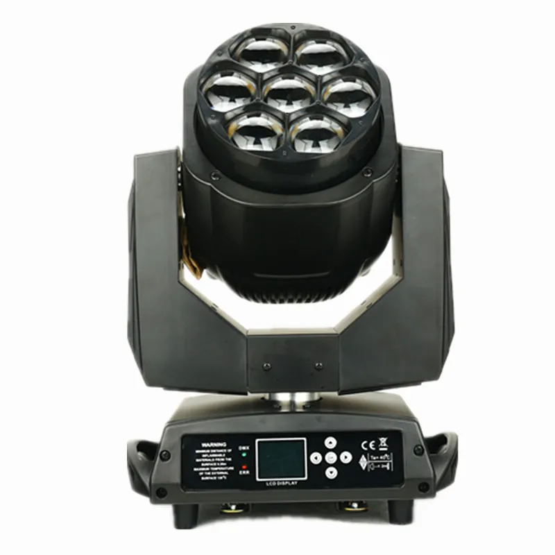 7x15 Вт 4 в 1 rgbw светодиодная Подвижная головка zoom wash light 7 шт. led mini bee eye движущаяся s dj