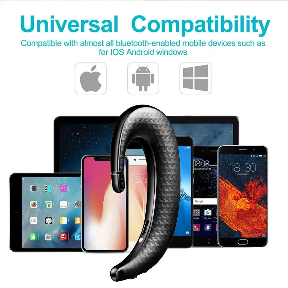 Профессиональная бизнес гарнитура Bluetooth с микрофоном Hands Free Ultra Long Standby|Наушники и
