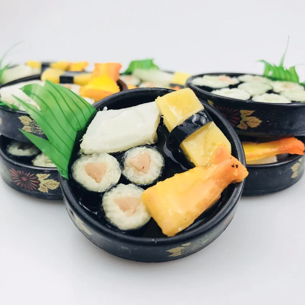 Миниатюрный Кукольный домик в масштабе 1/6 японские суши рисовые рулоны для кукол