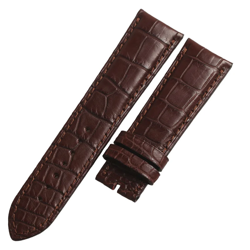 WENTULA watchanbands для vacheronconstantinпатриmony VC 87172 81180 1110U/000R-B085 кожаный ремешок из натуральной кожи - Цвет ремешка: Коричневый