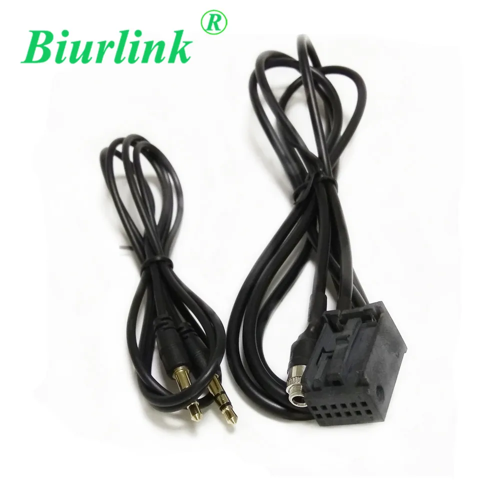 Biurlink 6000CD 12Pin CD Changer Port to 3 5 мм аудио входной интерфейс Aux in кабель адаптер для Ford Focus