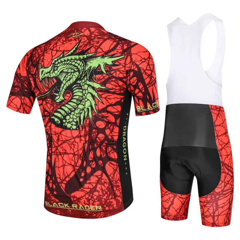 Черная велосипедная Джерси с коротким рукавом летняя одежда униформа дышащая