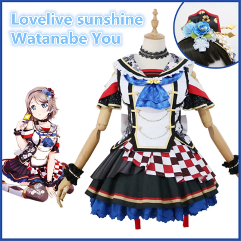 Изготовленный На Заказ Aqours!Lovelive солнце lunar января Новый год Фестиваль Ватанабе вы