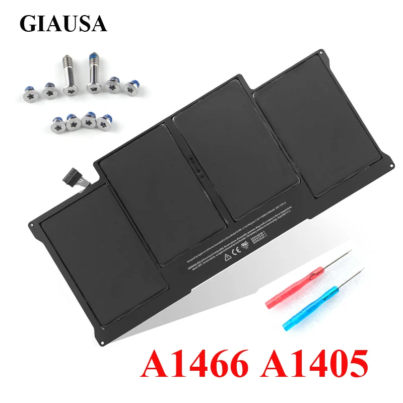 Оптовый поставщик A1405 аккумулятор для Macbook Air 13 ''A1369 2011 A1466 2012 бесплатная задняя