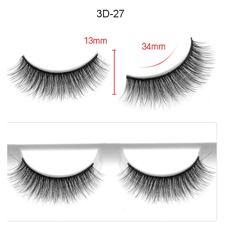 3D норковые ресницы наращивание ресниц крест на натуральный длинный толстый