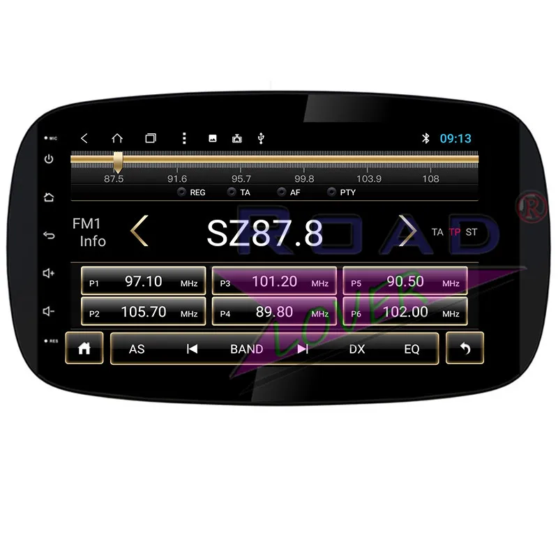 Roadlover Android 8 1 автомобильный мультимедийный плеер для Benz Smart 2015 2016 2017 Стерео GPS