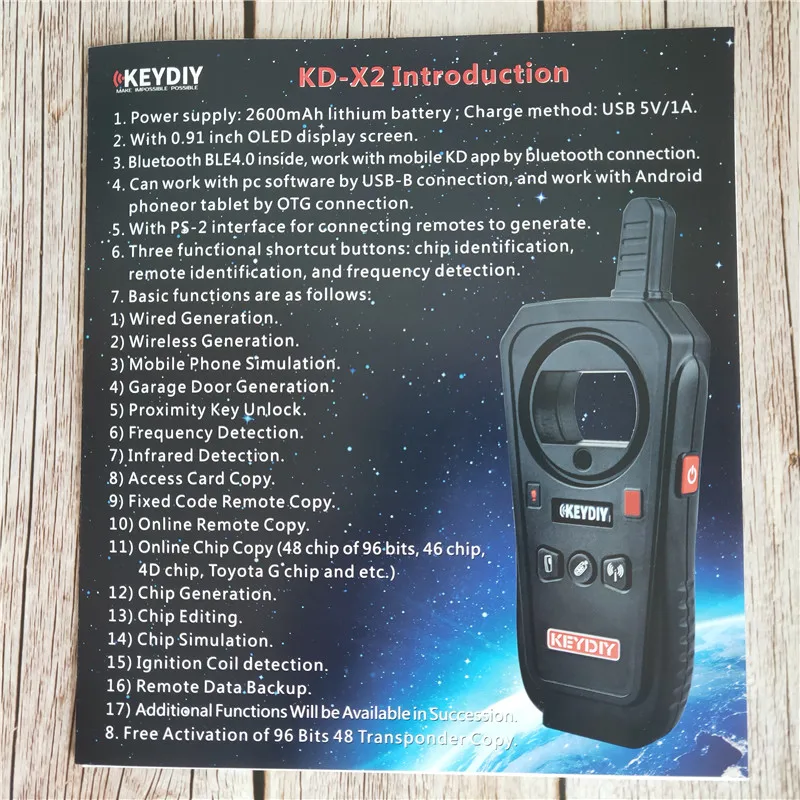 KD X2 KEYDIY ключи для гаражной двери дистанционного Generater чип устройство