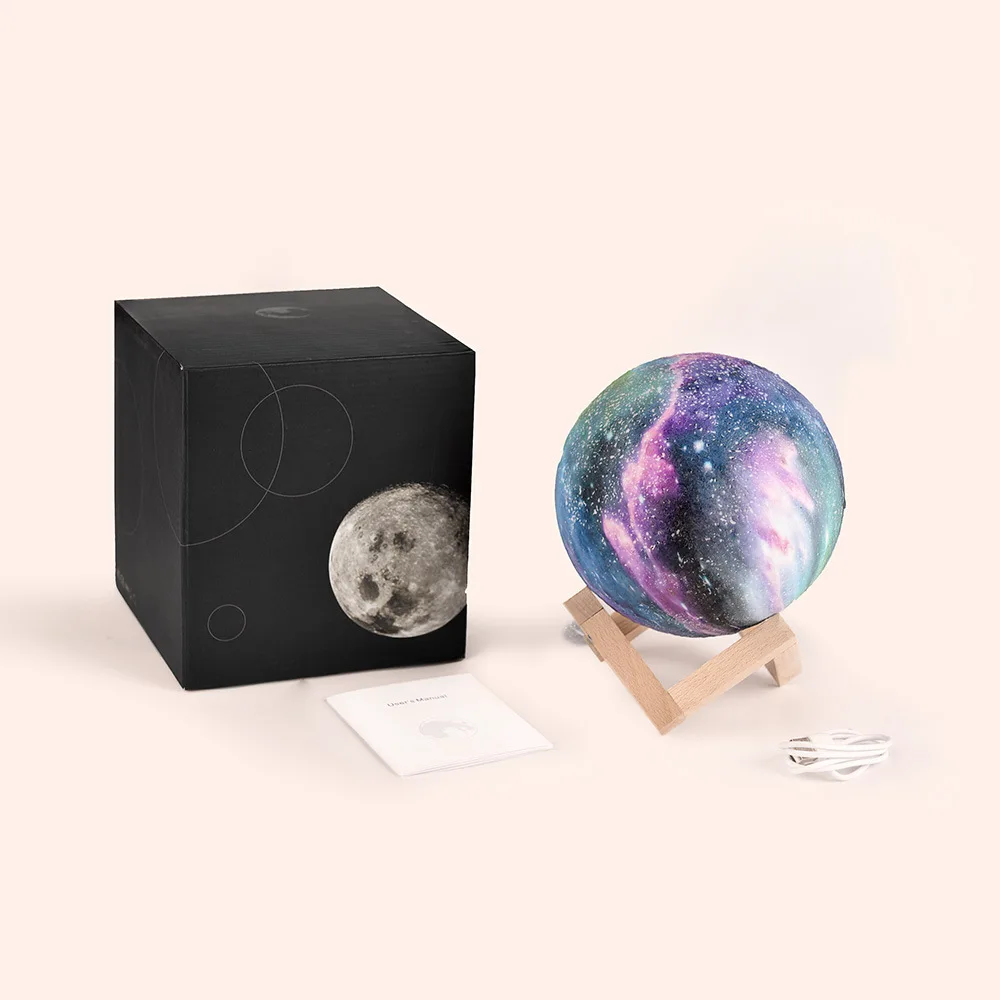 Взрывные Модели красочный светильник Луна детские подарки креативная