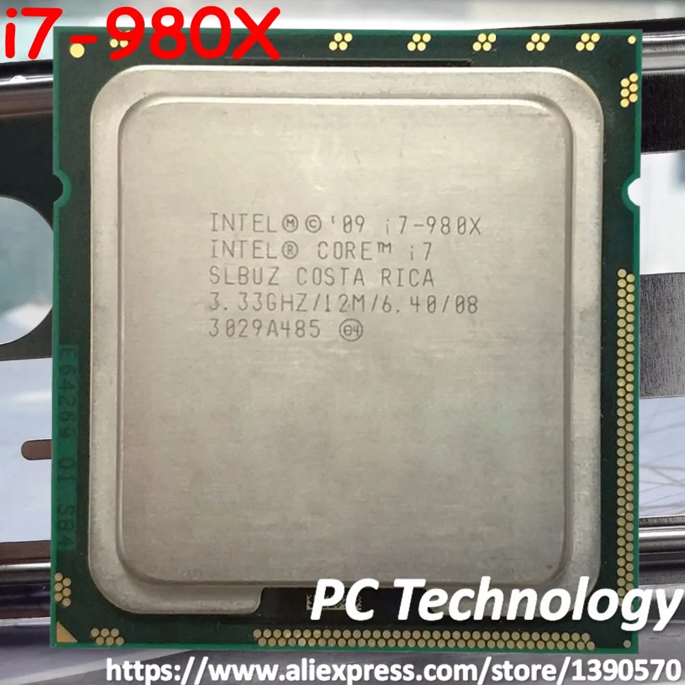 Оригинальный процессор Intel Core Процессор Extreme Edition i7 980X 3 33 ГГц 6 ядер 12 Мб кэш-памяти