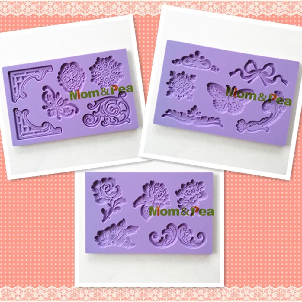 Силиконовая форма в форме цветка для украшения торта|cake 3d molds|flower shape silicone moldfondant