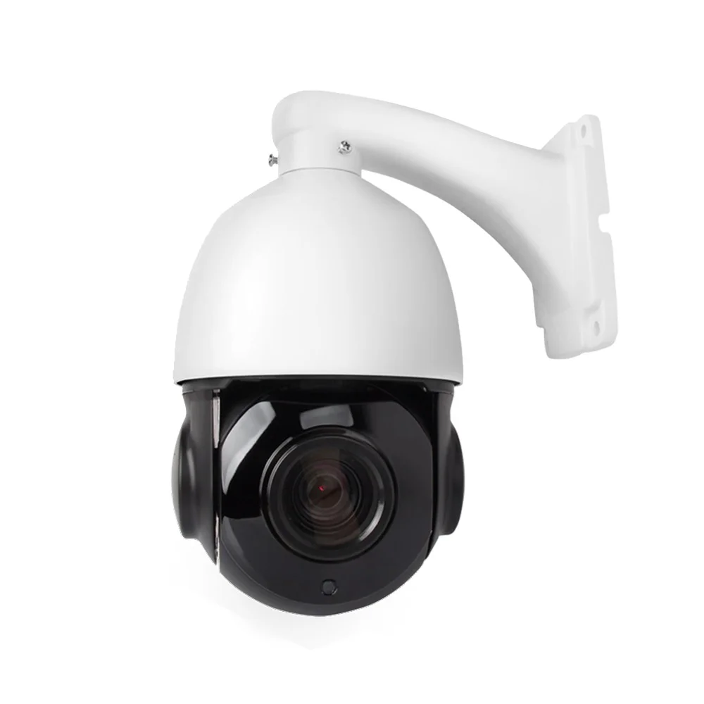 Наружная скоростная купольная IP камера PTZ 4 5 дюйма 30 кратный зум 1080P 2 Мп с ночным