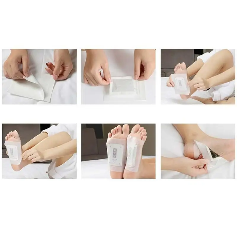 10pcs Traditional Chinese Medicine Foot Patch Plasters For Pain Fatigue Relieving Herb Patches Unisex Feet Sticker Dropshipping