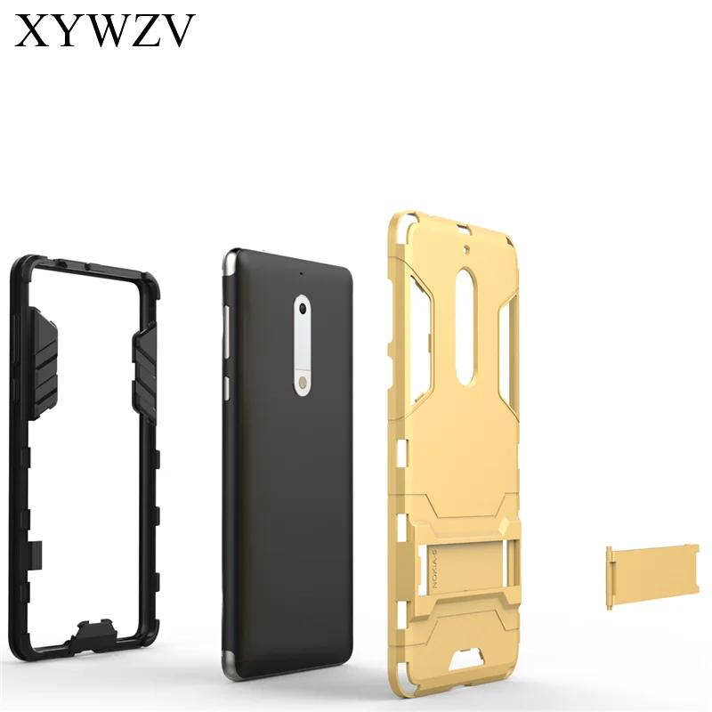 For Cover Nokia 5 Case Silicone Robot Hard Rubber Phone Coque XYWZV |