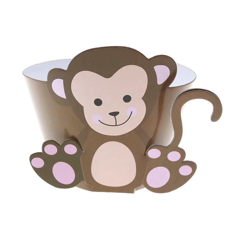 12 шт. обертки шоколада Бумага День рождения поставки дети Baby Shower или торта