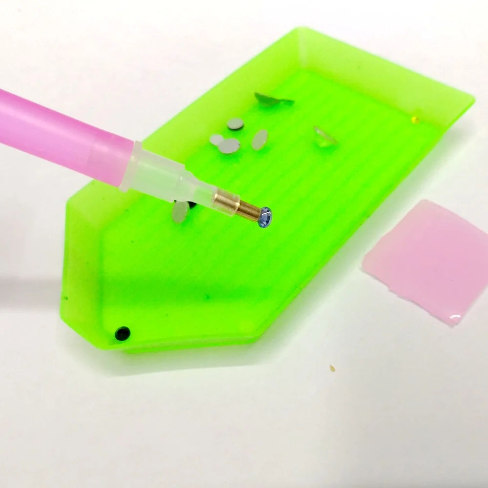 

Dotting Tool Nail Art Nails DIY Tools Dotting Pen 1pcs Rhinestones Box Plastic Plate 1pcs Gel Cube 1pcs 3pcs/Set