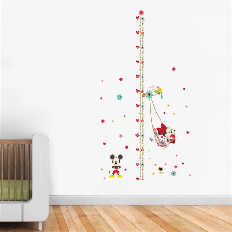Наклейки на стену в детскую комнату с изображением Минни и Микки|sticker for kids room|wall
