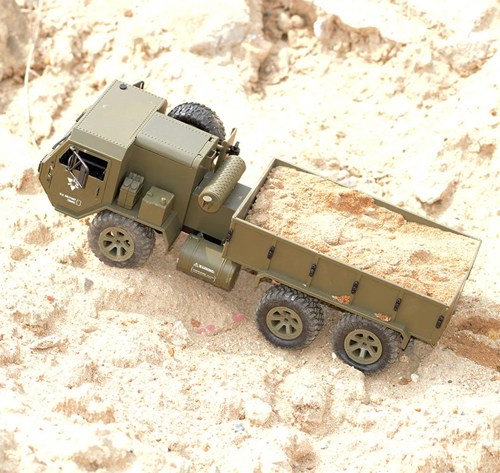 FY004A 6WD RC автомобиль 1/16 2,4G дистанционный военный грузовик RTR автомобиль гусеничный внедорожный пульт дистанционного управления автомобиль Carro De control e Remoto подарки