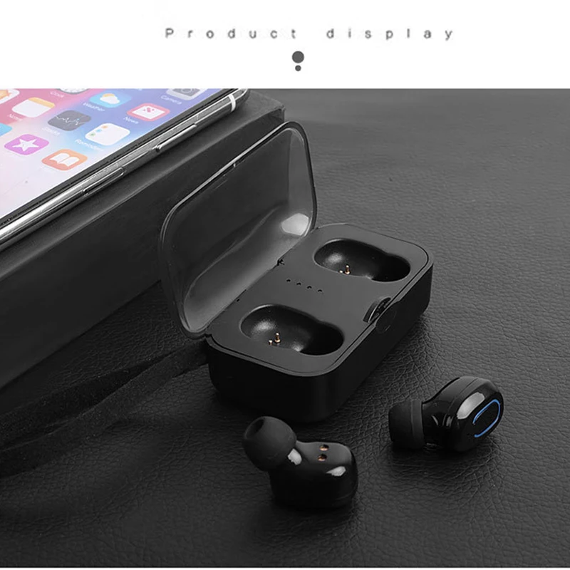 Наушники-вкладыши TWS Bluetooth наушники True Беспроводной с Зарядное устройство