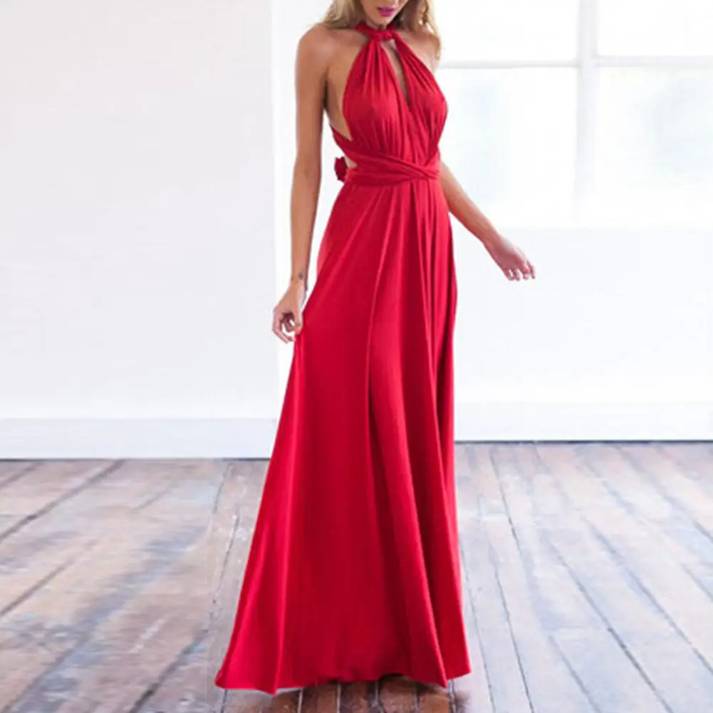 Yfashion Длинные вечерние платья 2019 детского красивого элегантного с глубоким v