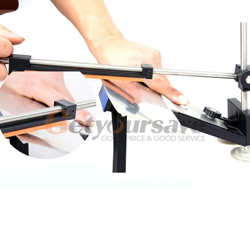 Pro кухонный нож точилка края Заточка система Fix-angle + 4 точильный камень | Дом и сад