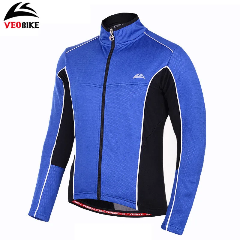 Велосипедная куртка VEOBIKE Флисовая теплая утепленная WindStopper одежда для велоспорта