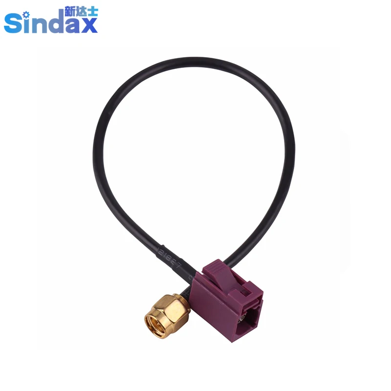 Коннектор Fakra SMB D 4004 гнездовой разъем к SMA разъему 6 &quotRG174 ОТРЕЗОК кабеля GSM антенна